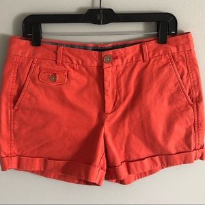 Banana Republic Petite Burnt Orange Shorts